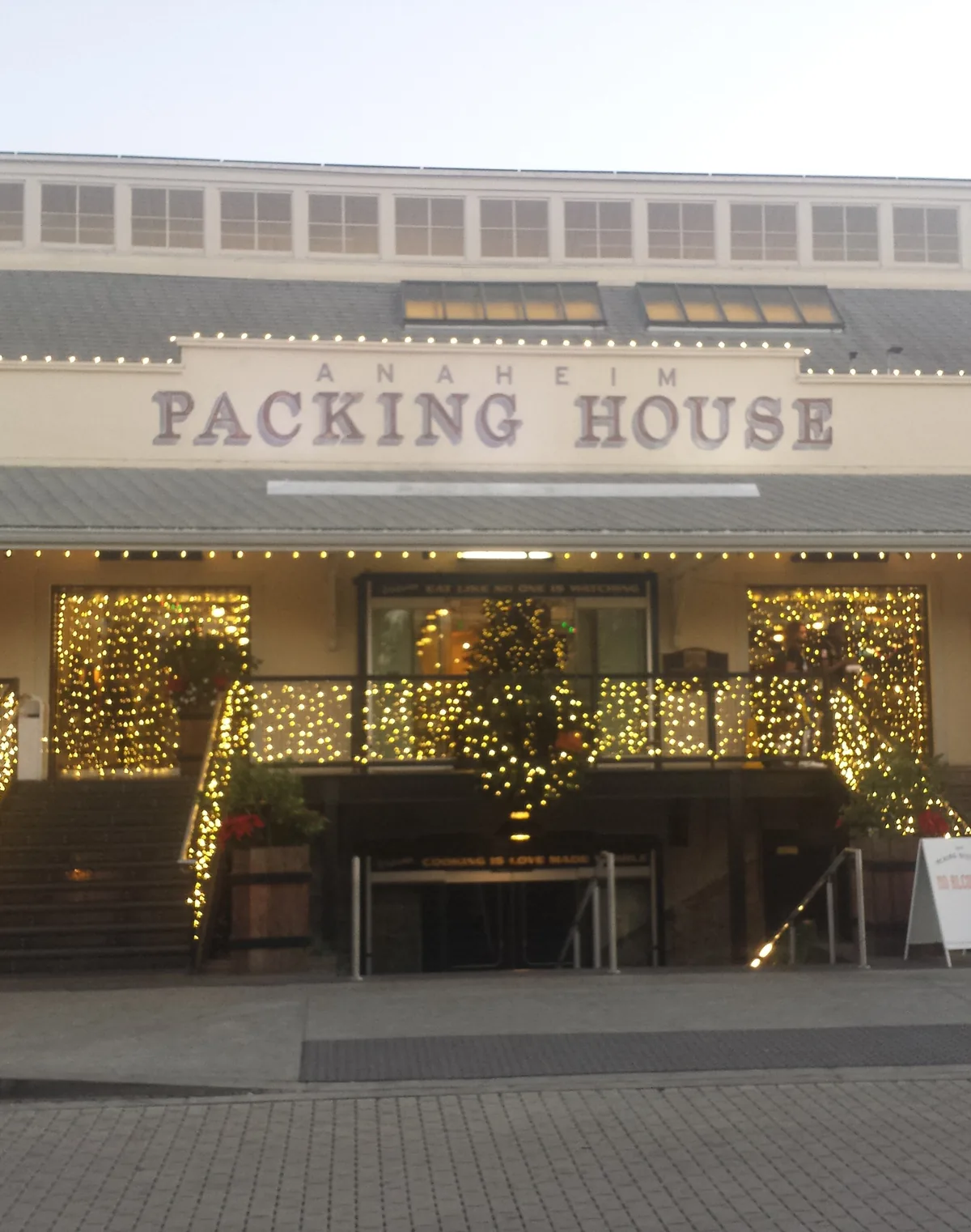 The historic Anaheim Packing House building in downtown Anaheim, California